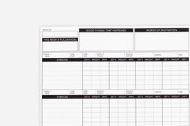Workout Tracker - Passion Planner