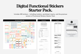 Digital Functional Sticker Starter Pack (Goodnotes Elements Collection) - Passion Planner