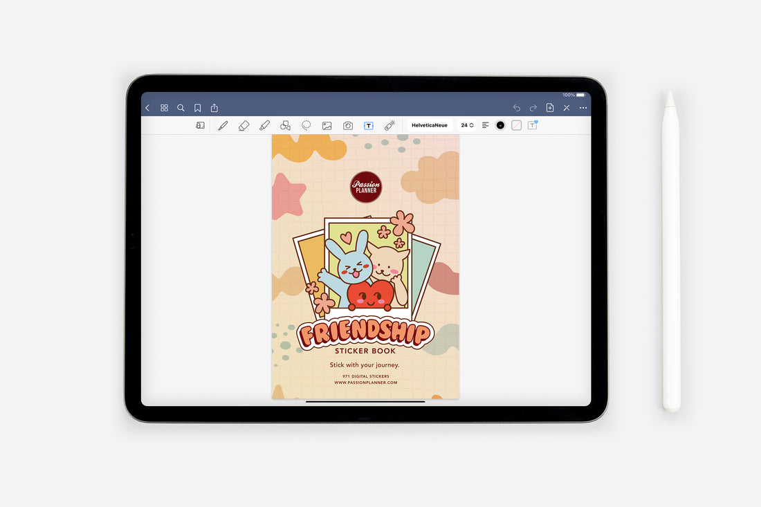 Digital Friendship Sticker Book - Passion Planner