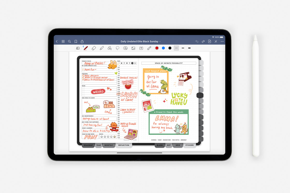 Digital Friendship Sticker Book - Passion Planner