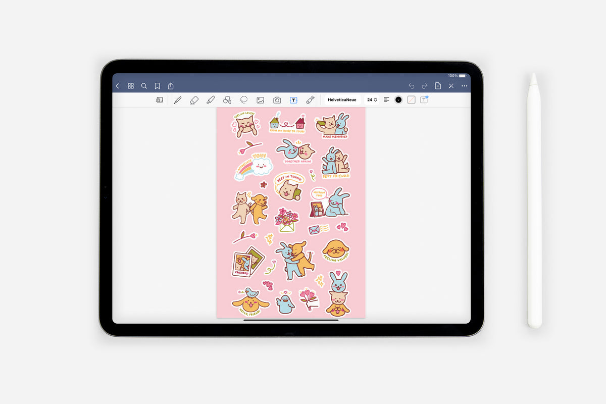 Digital Friendship Sticker Book - Passion Planner