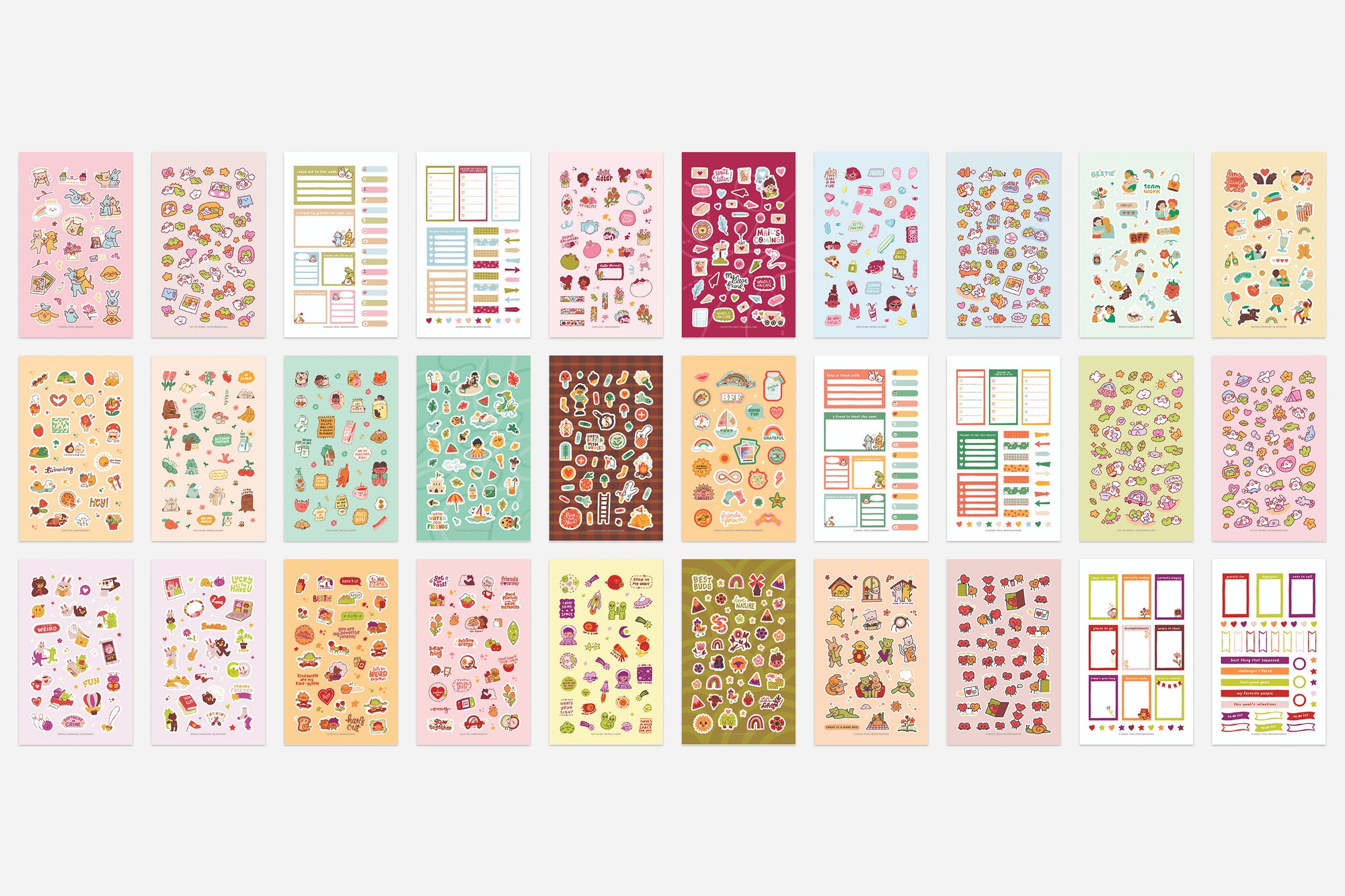 Friendship Sticker Book - Passion Planner